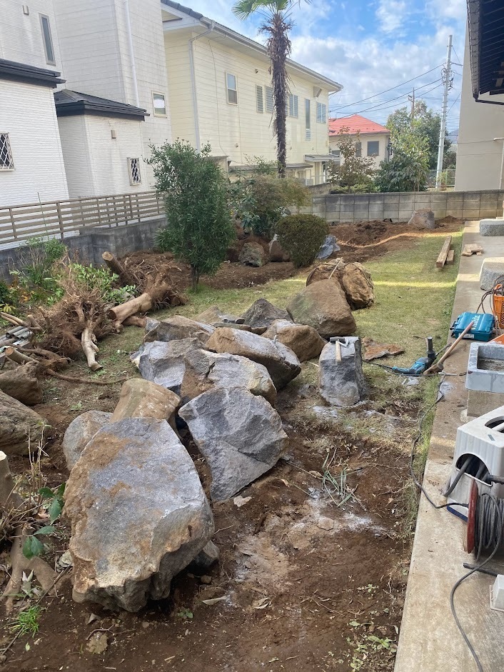 庭じまい施工前